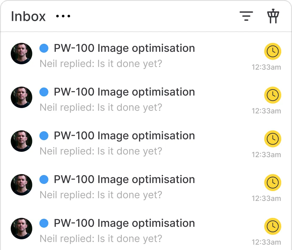 Smart alerts interface
